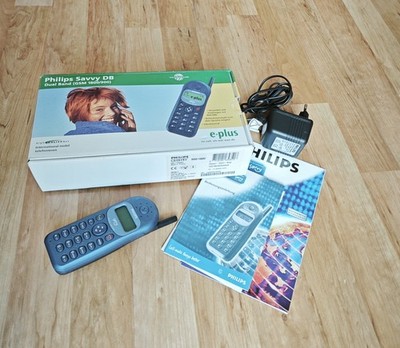 Philips TCD168 Vintage-Phone / Handy / Mobil in nachtblau und OVP