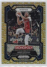 2024 Panini Prizm Monopoly WNBA Millionaire Gold Mojo /500 Ariel Atkins #5 00zd