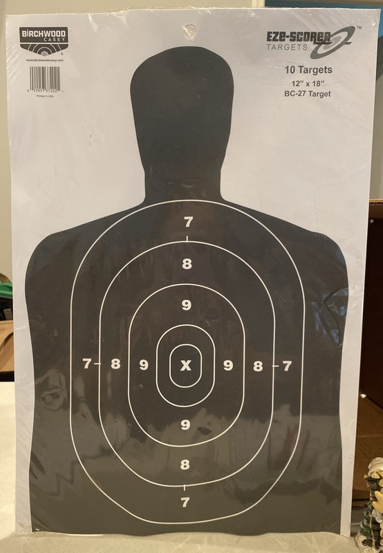 Birchwood Casey EZE-Scorer 12 X 18 Inch BC-27 Paper Targets 10 Pack - 37202