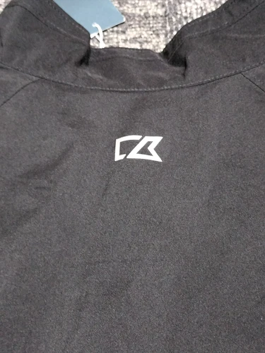 Cutter & Buck Breaker Half Zip Pullover Popover Jacket Golf Black Weathertec XXL image 16