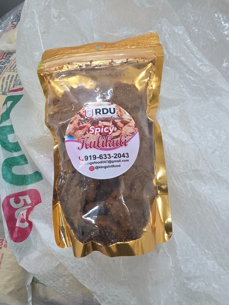 Auténtico bocadillo picante y crujiente de cacahuete africano KULI-KULI 180 g 100 % devolución de dinero