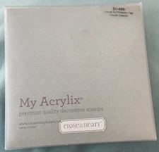 Close To My Heart ~My Acrlix  stamp set~D1496 Cricut Art Philosophy Tags~Used~