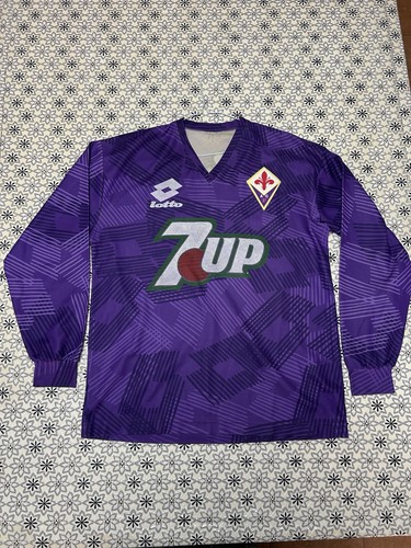 Fiorentina football shirt 90s training lot 7UP rare vintage size L/XL