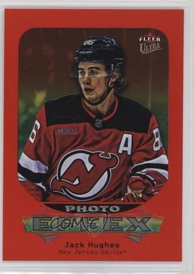2024-25 Upper Deck Fleer Ultra Photo Effex Red 98/99 Jack Hughes #PE5OF30 0he