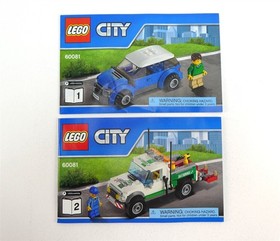 Lego CITY Lot of 13 Manuals for Sets 60048, 60056, 60081, 60084, 60118, 60183
