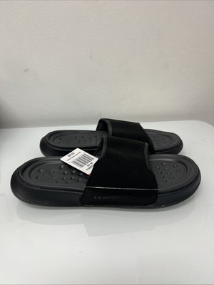 Under Armour Unisex Ansa Elevate Slide Sandal 3025044-001 Black Size M6/W7.5 NWT