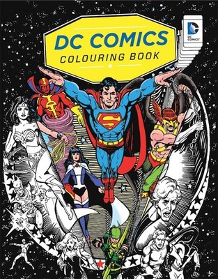 DC Comics Colouring Book-DC Comics spider man & others NEW!!  FREE SHIPPING
