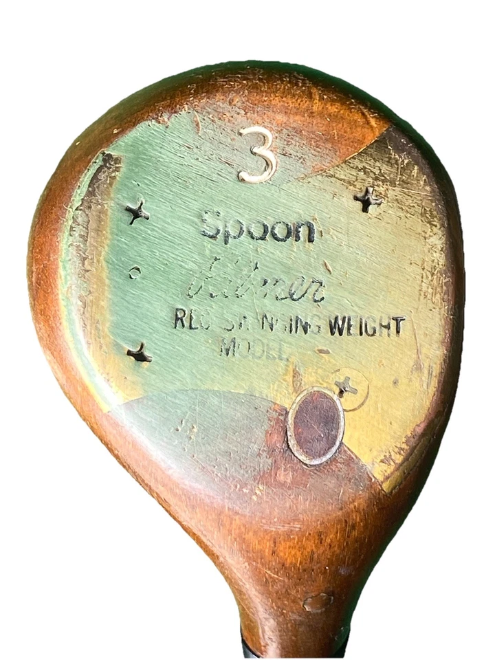 Juego de madera de caqui Arnold Palmer densibilizado 1w latón 2w cuchara 3w diestro acero HC's Foto 4 de 4