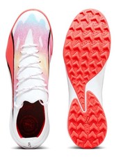 PUMA Ultra Ultimate FG/AG White Fire Orchid 107311-01 Men's Soccer Cleats NEW