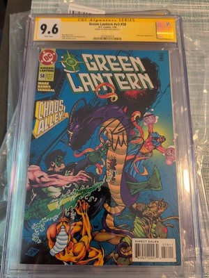 Green Lantern v3 #58 CGC 9.6 Signed by Ron Marz first appearance Felix Faust!!!!