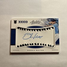 2020 Panini Absolute - Rookie Baseball Material Signatures Black #125 Donnie...