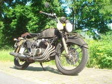 Honda cb 550 four F 2 Mad Max Desert Military Bj 80 Motor überholt sehr selten