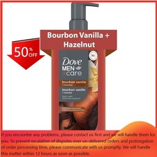 Dove Men Care Bourbon Vanilla  Hazelnut Plant-Based Body Wash - 26 fl oz