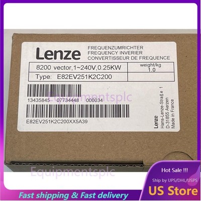 Lenze E82EV251_2C200 Frequency Inverter 8200 Vector E82EV251K2C200 US Seller NEW