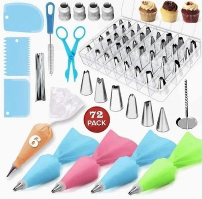 72 Piece Baking Decorating Set Cake Decorating Kit