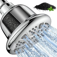Filtered Shower Head with Upgraded Activated Carbon Filter -High Pressure Shower