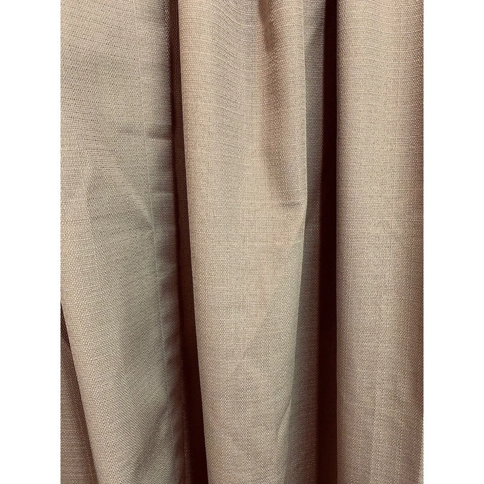 Juego de 2 paneles de cortina tejidos marrón Room Essentials 83"L x 31,5"w bolsillo de varilla Foto 4 de 4