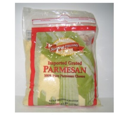 Supremo Italiano - Grated Pure Parmesan Cheese - 5 lbs