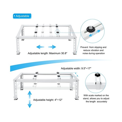 PATIKIL Ground Stand for Mini Split Air Conditioners, AC Support Bracket Hold... - Picture 4 of 6