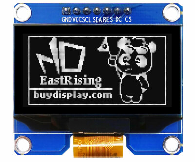 I2C White 1.54'' inch OLED Display Module 128x64 Arduino,Raspberry Pi w/Library