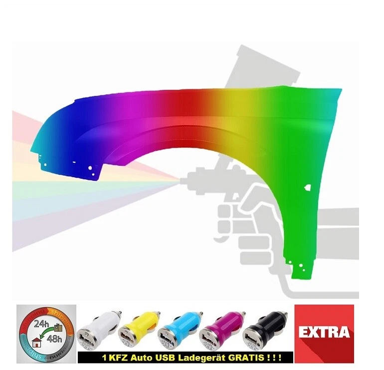 Kotflügel VW Touran T3 Links oder Rechts Wunschfarbe 10-15 Neu Lackiert