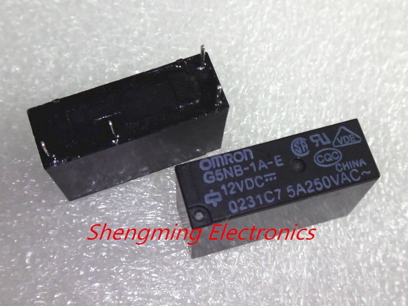 Omron Electronic Components G5NB-1A-E DC12 Power PCB Relay, 3A/5A - Foto 11
