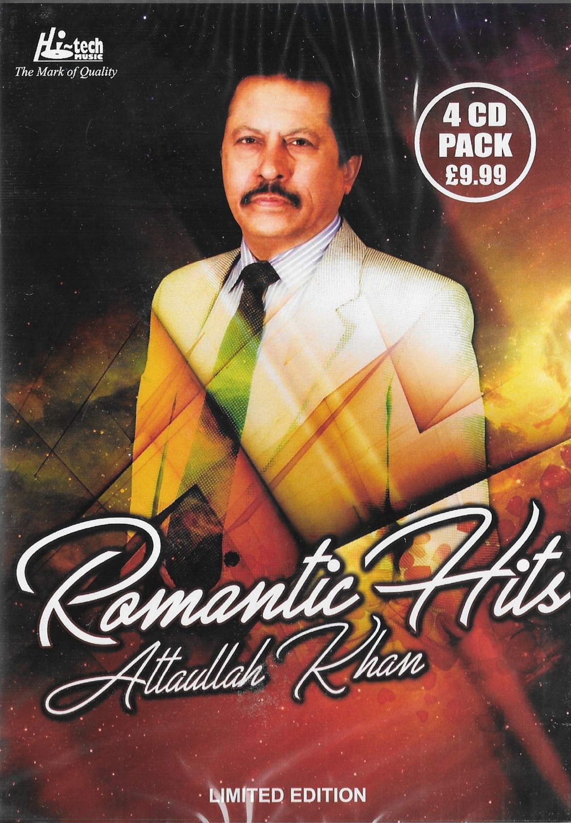 ROMANTIC HITS ATTAULLAH KHAN - LIMITED EDITION - 4CDs SET