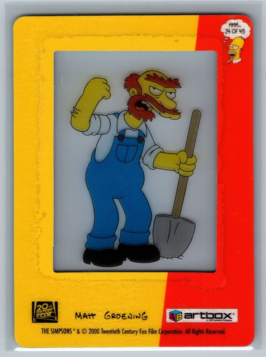 Groundskeeper Willie 2000 Artbox The Simpsons FilmCardz #24