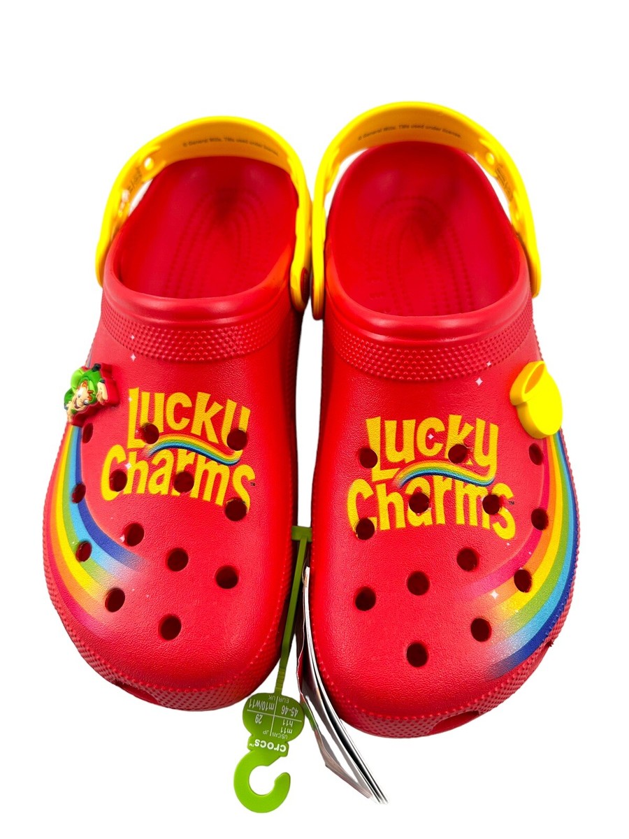 Crocs Classic Lucky Charms Magically Delicious Clogs Red  display picture 2