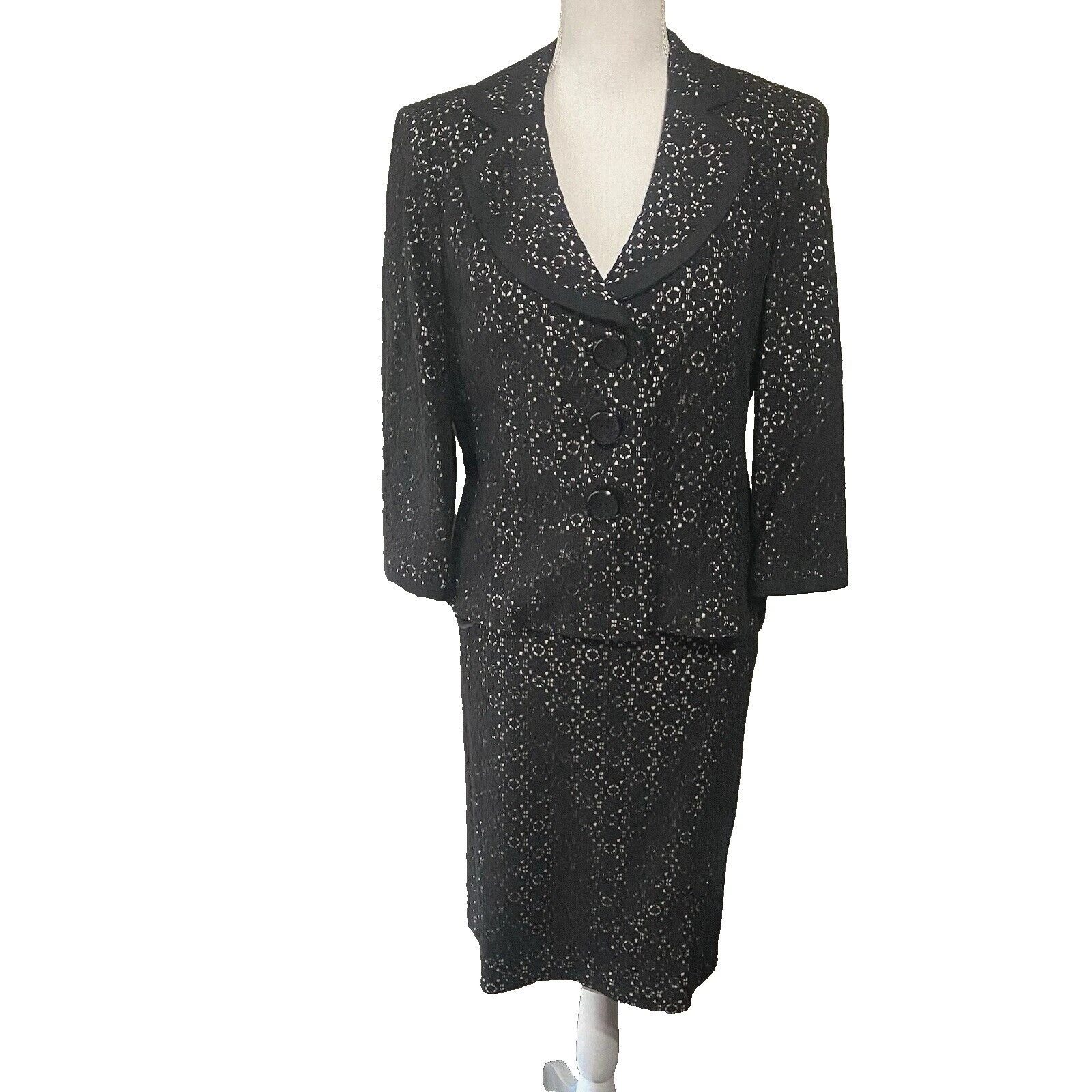 Trajes y Floral Kasper Falda trajes Suit Separates para Mujeres