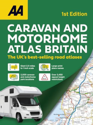 AA Caravan & Motorhome Atlas - Paperback NEW Riordan, Rick 01/06/2024 ...