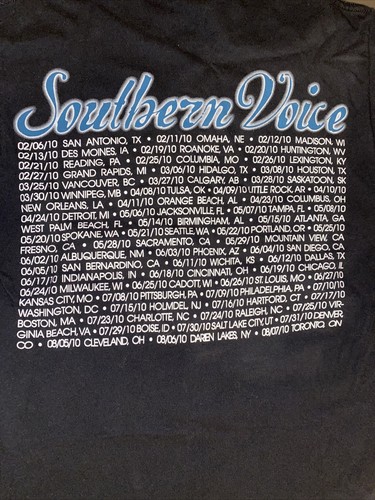 Tim McGraw Southern Voice Tour T-shirt nera incudine - Foto 9 di 9
