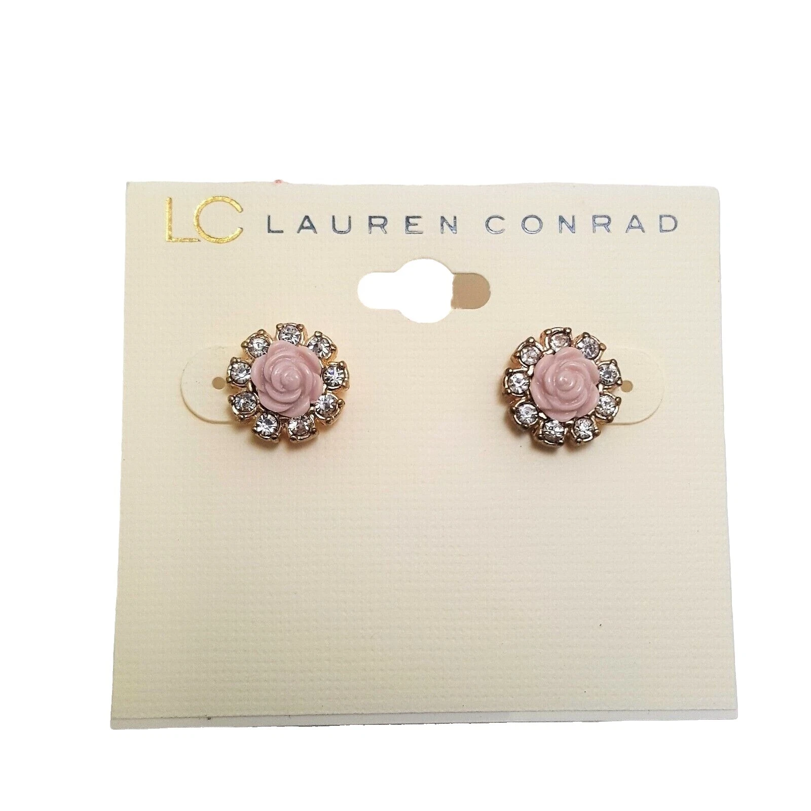 Espiga de LC Lauren Conrad Cristal Pendientes de Moda