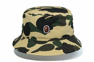 yellow camo bucket hat