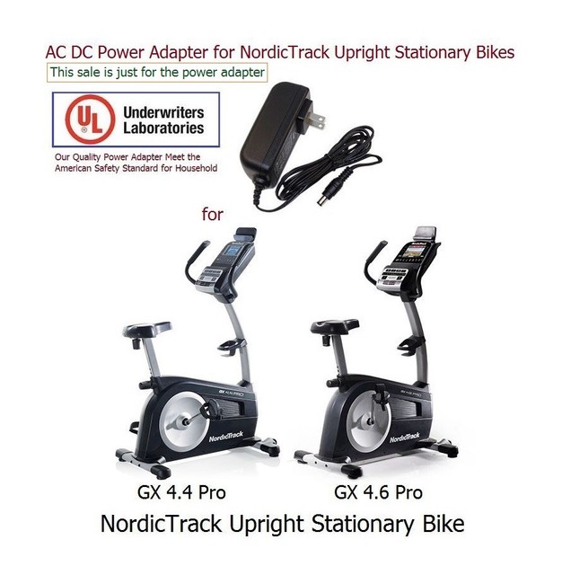 AC Power Adapter Power Supply for NordicTrack Upright Stationary