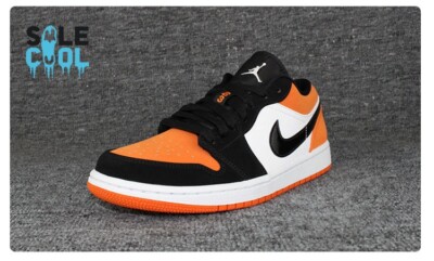 Nike Air Jordan 1 Low Shattered Backboard Orange Men's Shoes