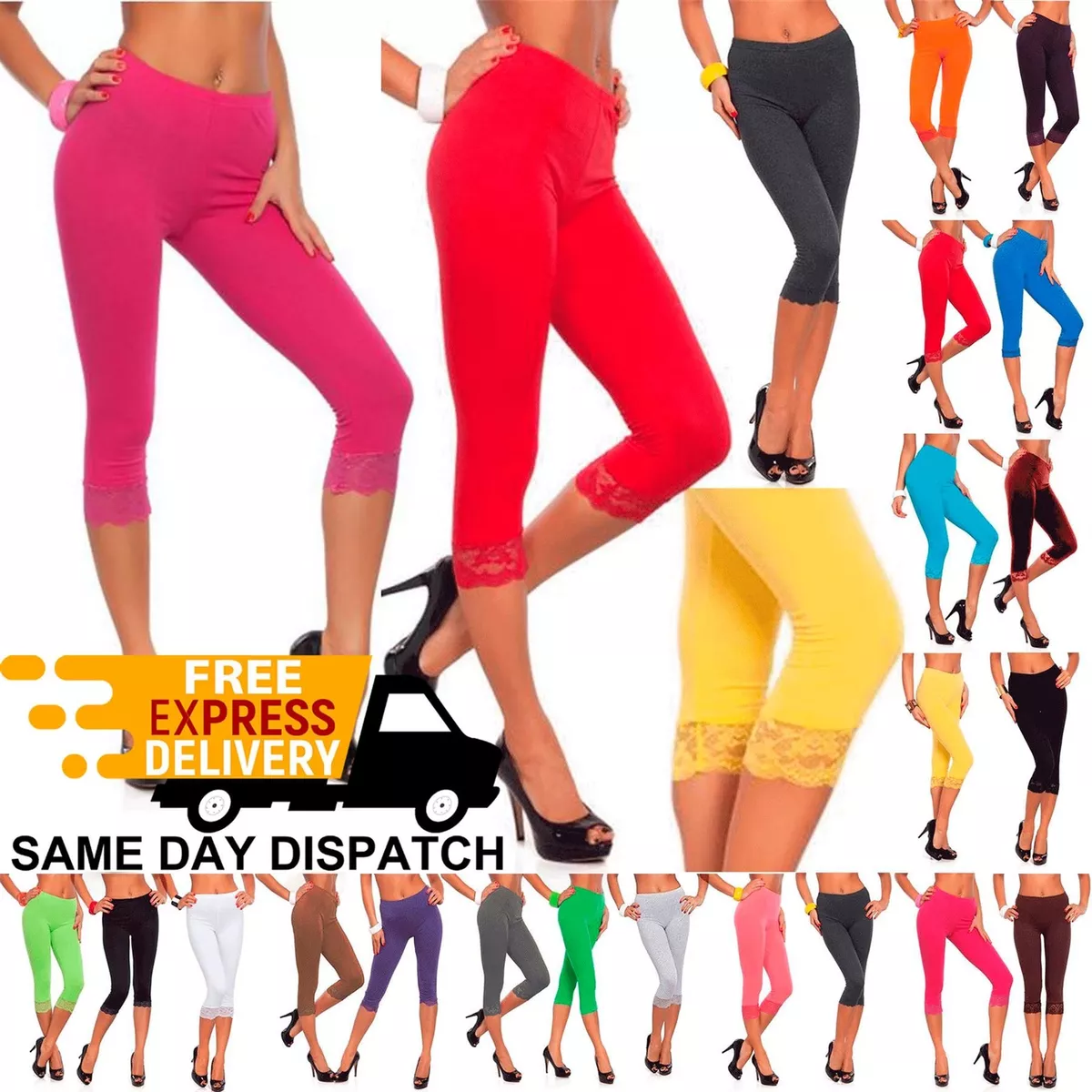 Gamegear Ladies 3/4 Length Leggings - Wreal Sports