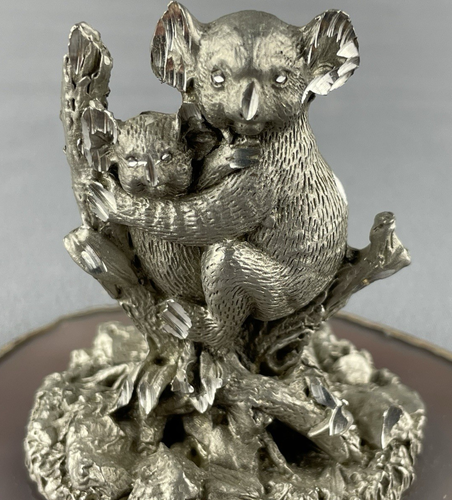 2 Zinn Koalabär Miniatur Figuren 2" groß - OZ von Australien & 2,1/2" groß - Bild 10 von 12
