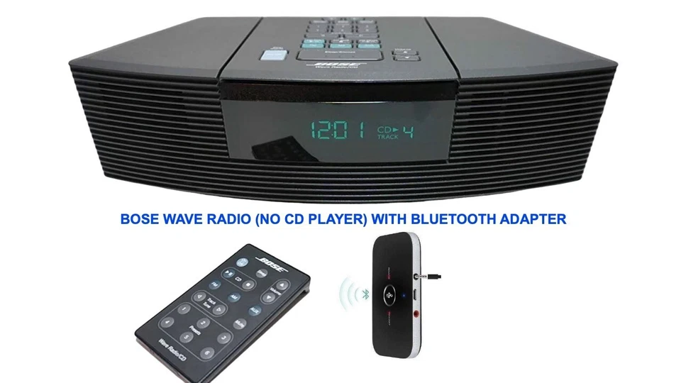 Bose Wave Audio System - Nur Radio mit Bluetooth Adapter - Graphitgrau