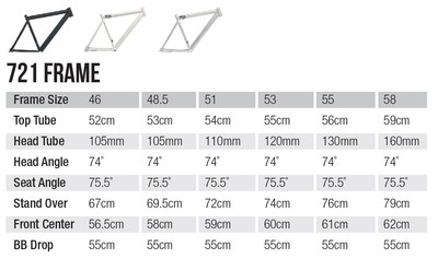 Leader 721 2014 Complete Bike 46cm Matte Black With Flip/Flop+I806