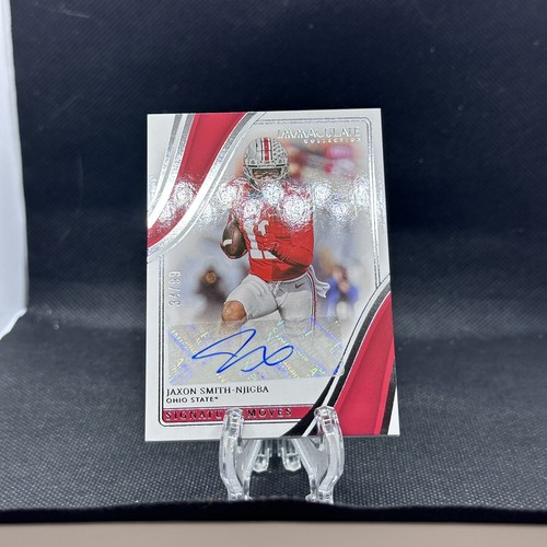 JAXON SMITH-NJIGBA PRIZM SILVER Jersey Patches And 5 Autos! - Picture 21 of 23