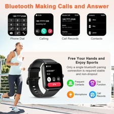 Smart Watch Women Men Heart Rate Blood Pressure Blood oxygen Fitness Tracker US 3