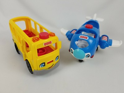 fisher price bus & plane set