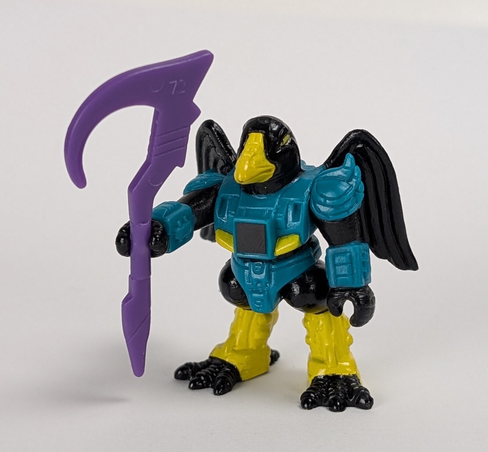 1986 Hasbro Battle Beasts Series 3 #72 Crooked Crow 100% Complete Figure