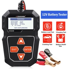 Car Battery Analyzer 12V Battery Tester Load Charging Cranking System Test Tool 