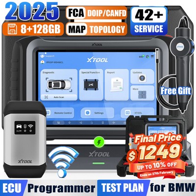 2025 XTOOL IP919 PRO FCA OBD2 Scanner ECU Programming Coding Car Diagnostic Tool