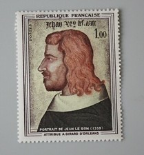 Année 1964 france YT 1413 neuf luxe ** Tableau Jean II Le Bon