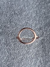 Damen Ring Kreis aus echt Silber 925 verschiedene Farben- Silber - Gold - Rosé