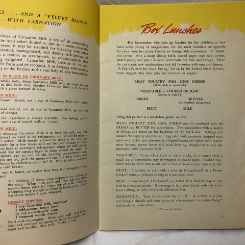 Livret de recettes vintage The Velvet Blend Book par Oil Milk 1947 29 pg - Photo 4/10