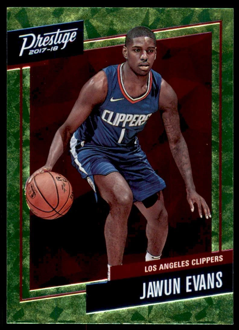 2017-18 Prestige Micro Etch Rookies Bright Green #37 Jawun Evans